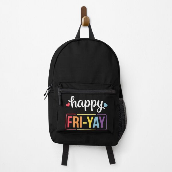 Item preview, Happy Fri-Yay Friday Lovers Fun Teacher Life FriYay Weekend designed and sold by SztylishDesigns.