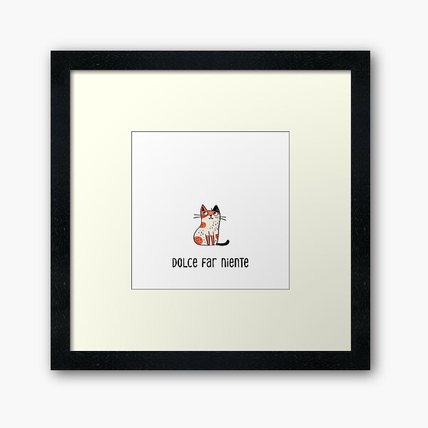 Item preview, The cat enjoys doing nothing designed and sold by leylakidesign.
