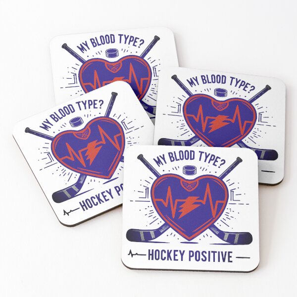 Item preview, Hockey Heartbeat: Blood Type Hockey Positive designed and sold by RebeccaRe.