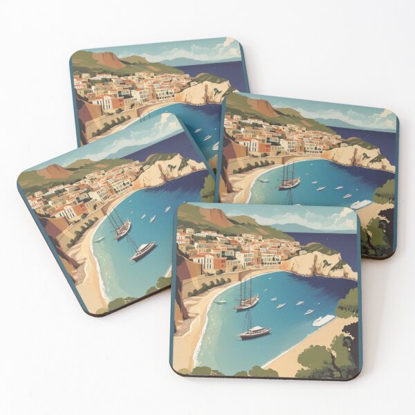 Item preview, 049 Vintage Zakynthos, Greece Poster Design designed and sold by Alexis Art Collection.