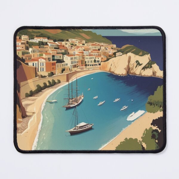 Item preview, 049 Vintage Zakynthos, Greece Poster Design designed and sold by Alexis Art Collection.