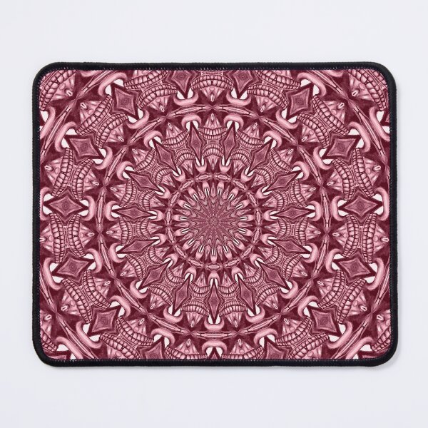 Item preview, Zentangle Tribal Monochrome Mandala 5 - Red designed and sold by taiche.