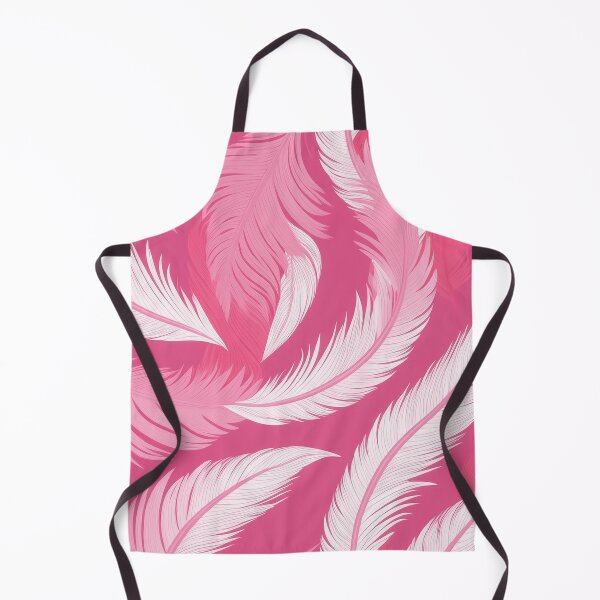 Item preview, A design of a flamingo feather pattern in hot pink and white. designed and sold by HEMRO.