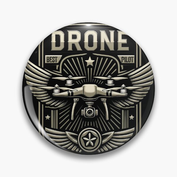 Item preview, Elite BEST Drone Pilot Badge Master of the Skies designed and sold by Tabu Touch.