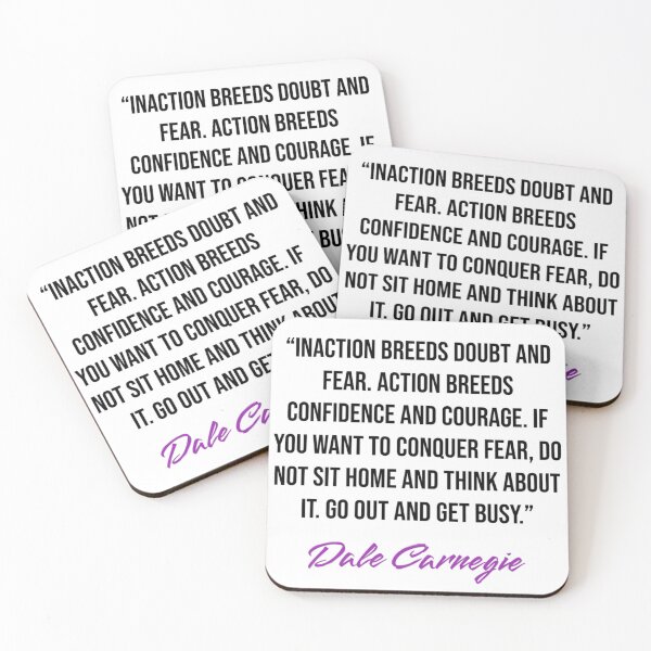 Item preview, Labor Day quotes “Dale Carnegie” designed and sold by LittleBlueBuds.