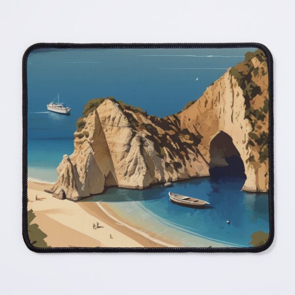 Item preview, 051 Vintage Zakynthos, Greece Poster Design designed and sold by Alexis Art Collection.