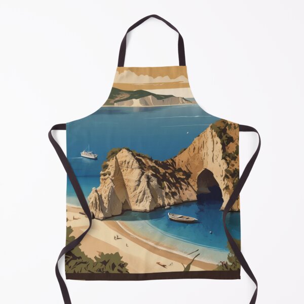 Item preview, 051 Vintage Zakynthos, Greece Poster Design designed and sold by Alexis Art Collection.