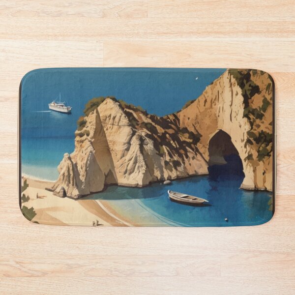 Item preview, 051 Vintage Zakynthos, Greece Poster Design designed and sold by Alexis Art Collection.