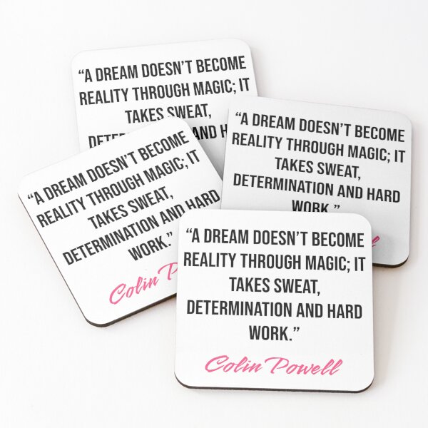 Item preview, Labor Day quotes “Colin Powell” designed and sold by LittleBlueBuds.