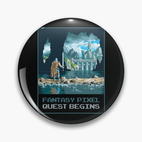 Item preview, Fantasy Pixel Quest Begins designed and sold by MagicAxe.