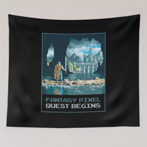 Item preview, Fantasy Pixel Quest Begins designed and sold by MagicAxe.
