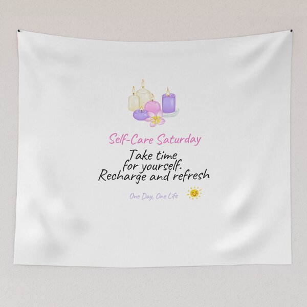 Item preview, One Day, One Life: Self-Care Saturday designed and sold by daila70.