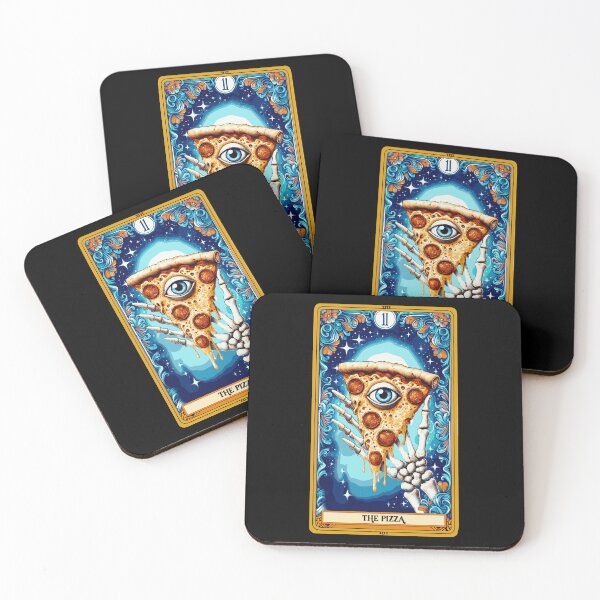 Item preview, The Pizza Tarot Card designed and sold by Fillthegoat.