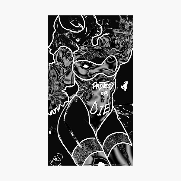 Protest or Die Series no 1 by iServalan Illustration Art by Tale Teller Club Orchestrations Photographic Print