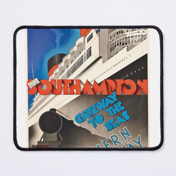 Item preview, Vintage travel poster for Southampton designed and sold by colliophoto.
