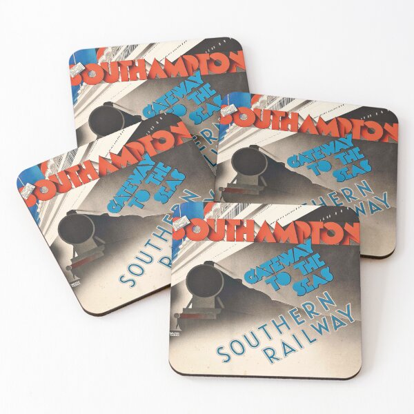 Item preview, Vintage travel poster for Southampton designed and sold by colliophoto.
