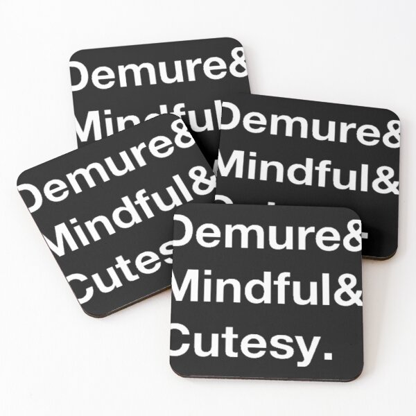 Item preview, Demure&Mindful&Cutesy Meme design designed and sold by Oqueartecura.