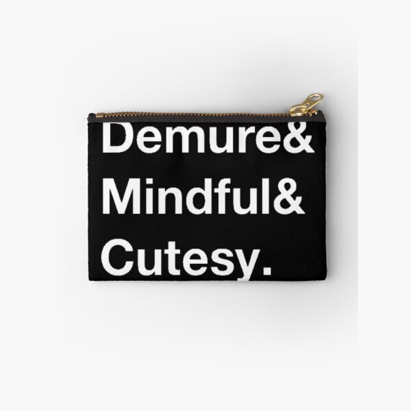 Item preview, Demure&Mindful&Cutesy Meme design designed and sold by Oqueartecura.