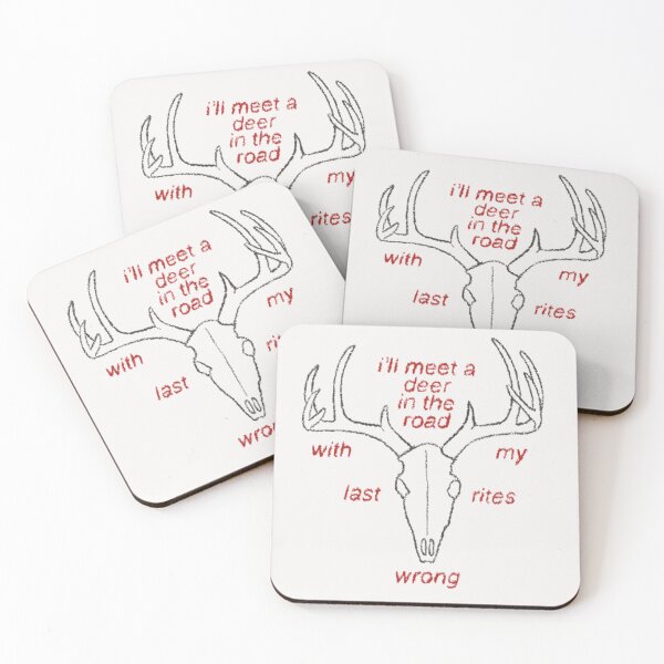 Item preview, Deer Antlers Skull in the Road designed and sold by Rocket-To-Pluto.