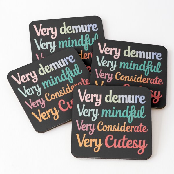 Item preview, Very Demure - Very Considerate - Very Mindful -Retro Demure designed and sold by SztylishDesigns.