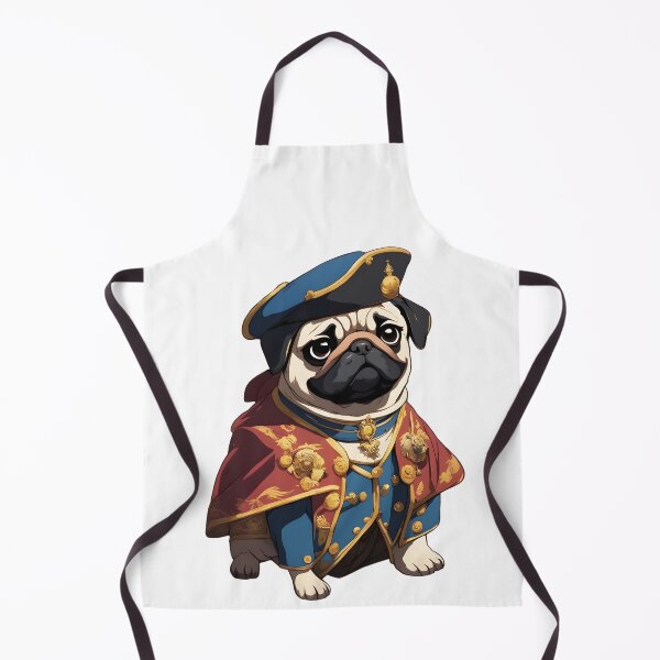 Item preview, Adorable Pug Cleric Healer Illustration - Fantasy RPG Artwork designed and sold by CrownedCanvas.