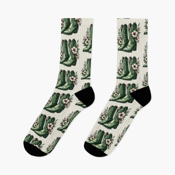 Item preview, Cowboy Boots Floral designed and sold by GraphicsClub.