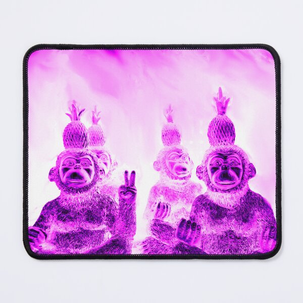 Item preview, purple monkeys in yoga position designed and sold by Gabriel BOCQUAIRE.