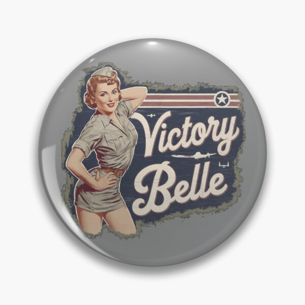 Item preview, Vintage WW2 Aircraft Nose Art - Victory Belle designed and sold by zarshirts.