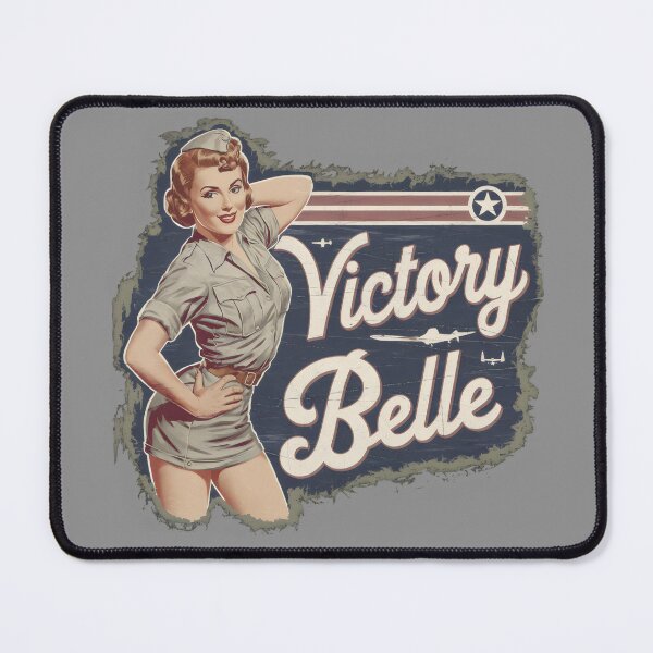 Item preview, Vintage WW2 Aircraft Nose Art - Victory Belle designed and sold by zarshirts.