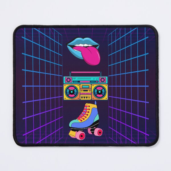 Item preview, 1980s Retro Neon Rollar Party Graphic designed and sold by CoolCrap-.
