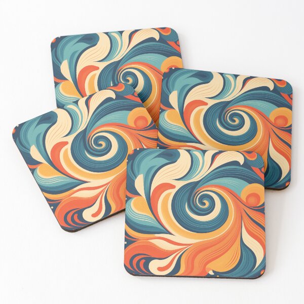 Item preview, A design of a swirling pattern with bold, vibrant colors and smooth transitions. designed and sold by HEMRO.