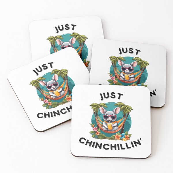 Item preview, JUST CHINCHILLIN' ON A HAMMOCK designed and sold by cami gallo.