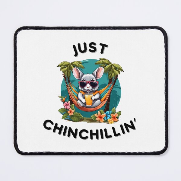 Item preview, JUST CHINCHILLIN' ON A HAMMOCK designed and sold by cami gallo.
