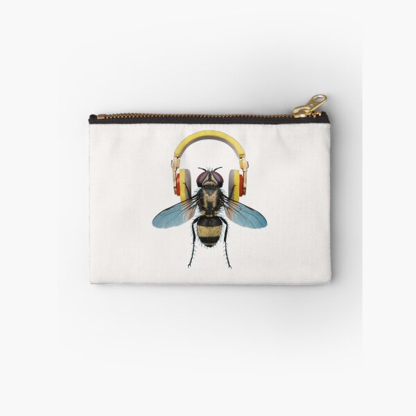 Item preview, Fly listening to music with headphones designed and sold by 2Blue-Dots.