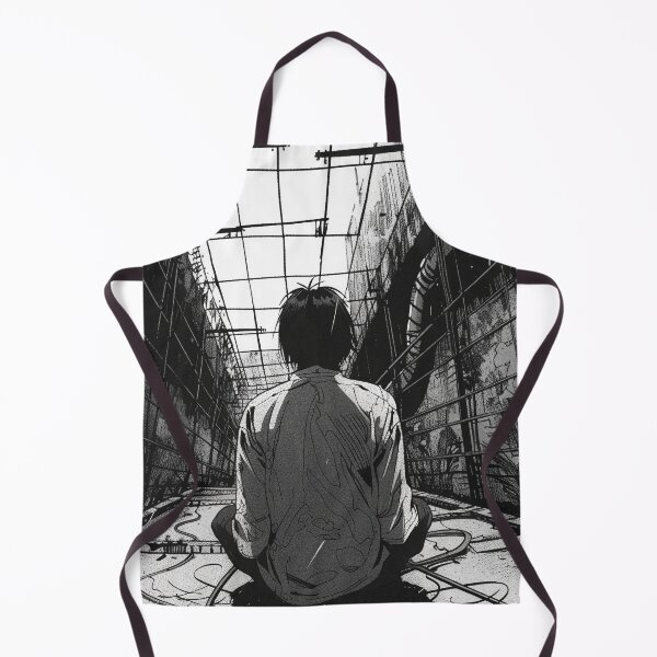 Item preview, Bound in Limbos Hold - black and white horror manga anime boy designed and sold by ForsakenFrames.