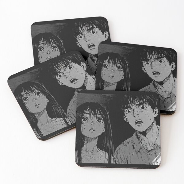 Item preview, The Brink of Revelation - black and white horror manga anime couple designed and sold by ForsakenFrames.