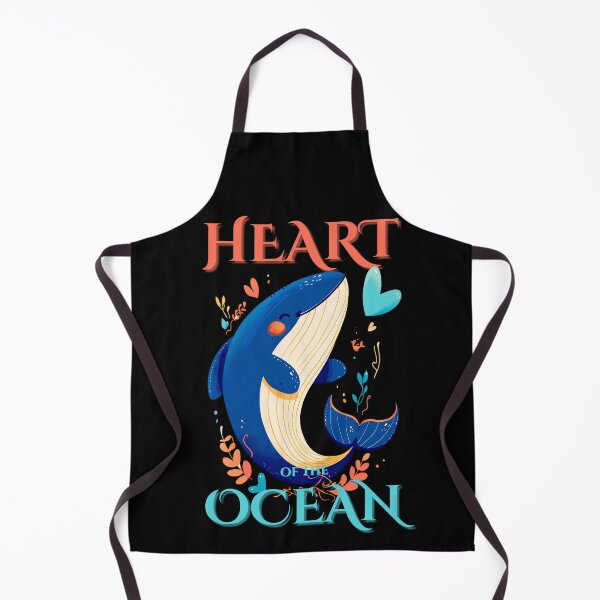 Item preview, Heart of the ocean smiling whale designed and sold by Maddrick.