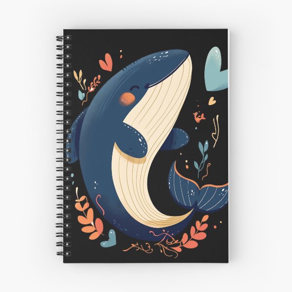 Item preview, Heart of the ocean smiling whale designed and sold by Maddrick.