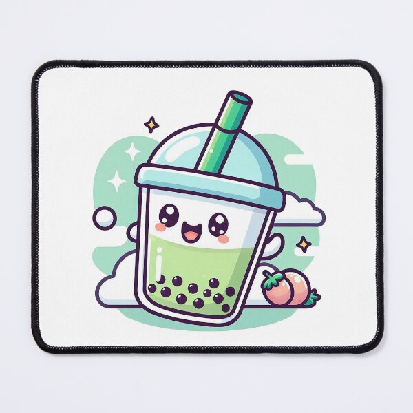 Item preview, Happy Kawaii Bubble Tea designed and sold by istoriadesign.