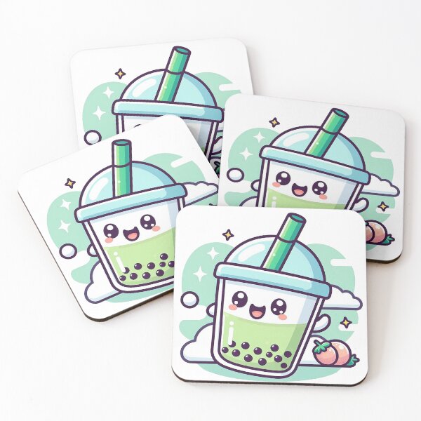 Item preview, Happy Kawaii Bubble Tea designed and sold by istoriadesign.