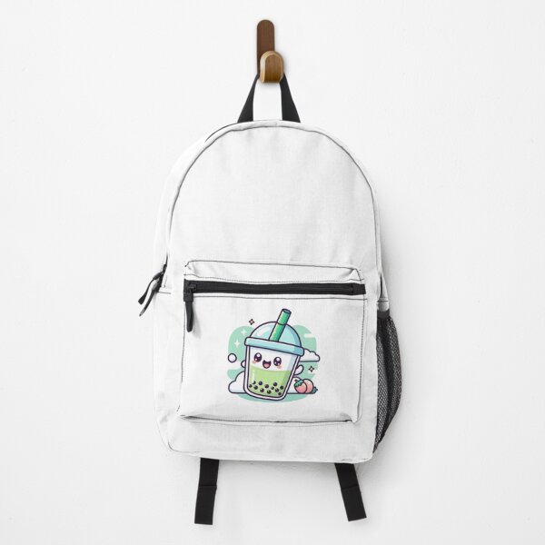 Vista previa del artículo con la obra «Té de burbujas feliz kawaii», diseñado y vendido por IstoriaDesign.