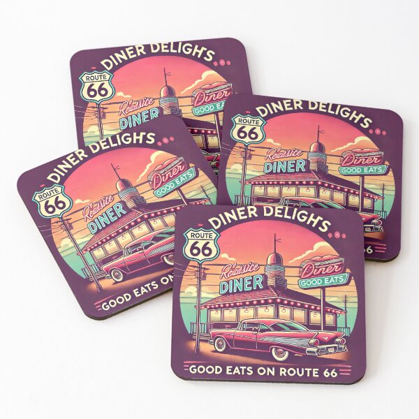 Item preview, Classic Retro Roadside Diner designed and sold by Pattamo1.