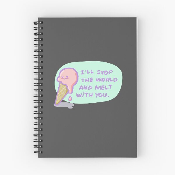 Item preview, Cute Ice Cream Illustration - Melt With You designed and sold by rooandjoo.