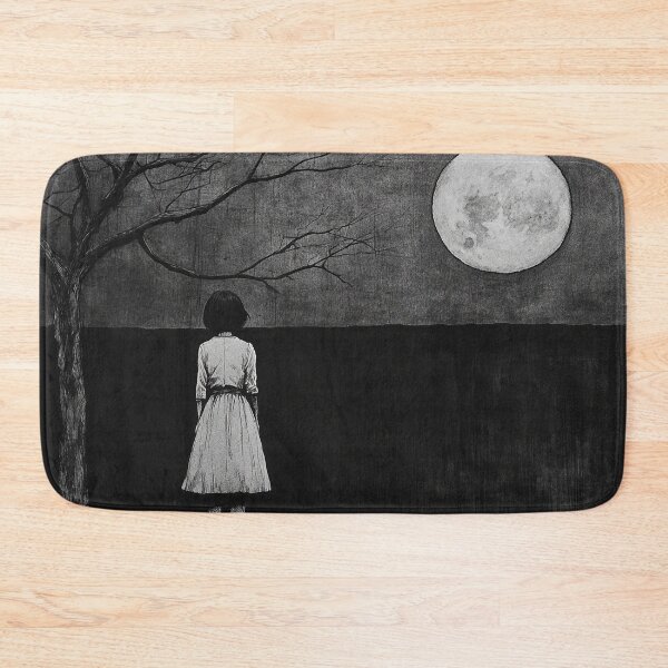 Item preview, Wistful Divide – black and whinte melancholic manga anime girl  designed and sold by ForsakenFrames.