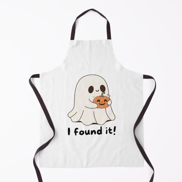 Item preview, "I found it!" Cute Halloween Ghost Pumpkin Graphic designed and sold by CoolCrap-.