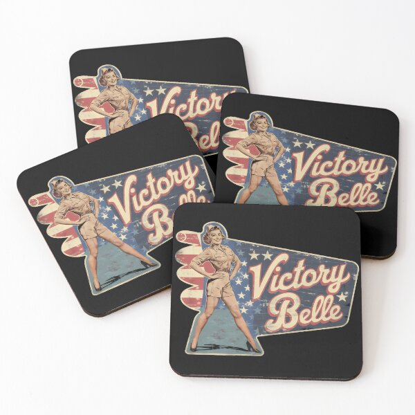 Item preview, Vintage WW2 Aircraft Nose Art - Victory Belle designed and sold by zarshirts.