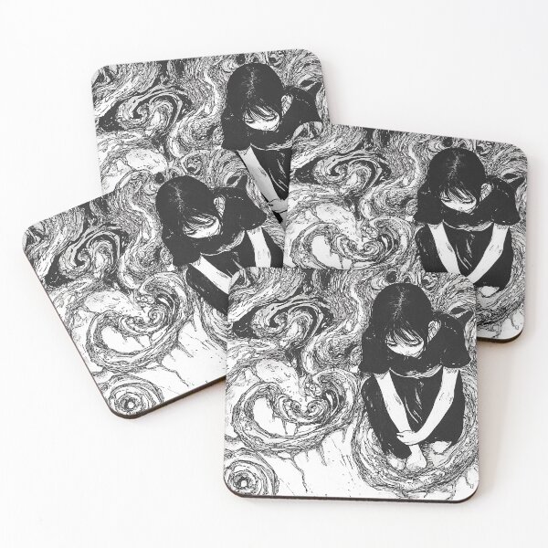 Item preview, Tangled Tragedy - black and white horror manga anime girl designed and sold by ForsakenFrames.