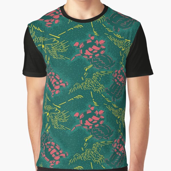 Item preview, Cranes and turtles - Japanese seamless vintage pattern designed and sold by Japan Design Prints.