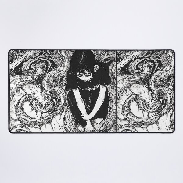 Item preview, Tangled Tragedy - black and white horror manga anime girl designed and sold by ForsakenFrames.