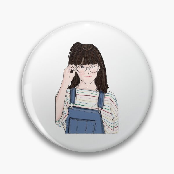 Item preview, Korean girl with specs designed and sold by MILETstudio22.